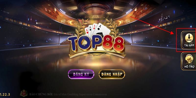 Các bước tải ứng dụng Top88 cho hệ điều hành iOS